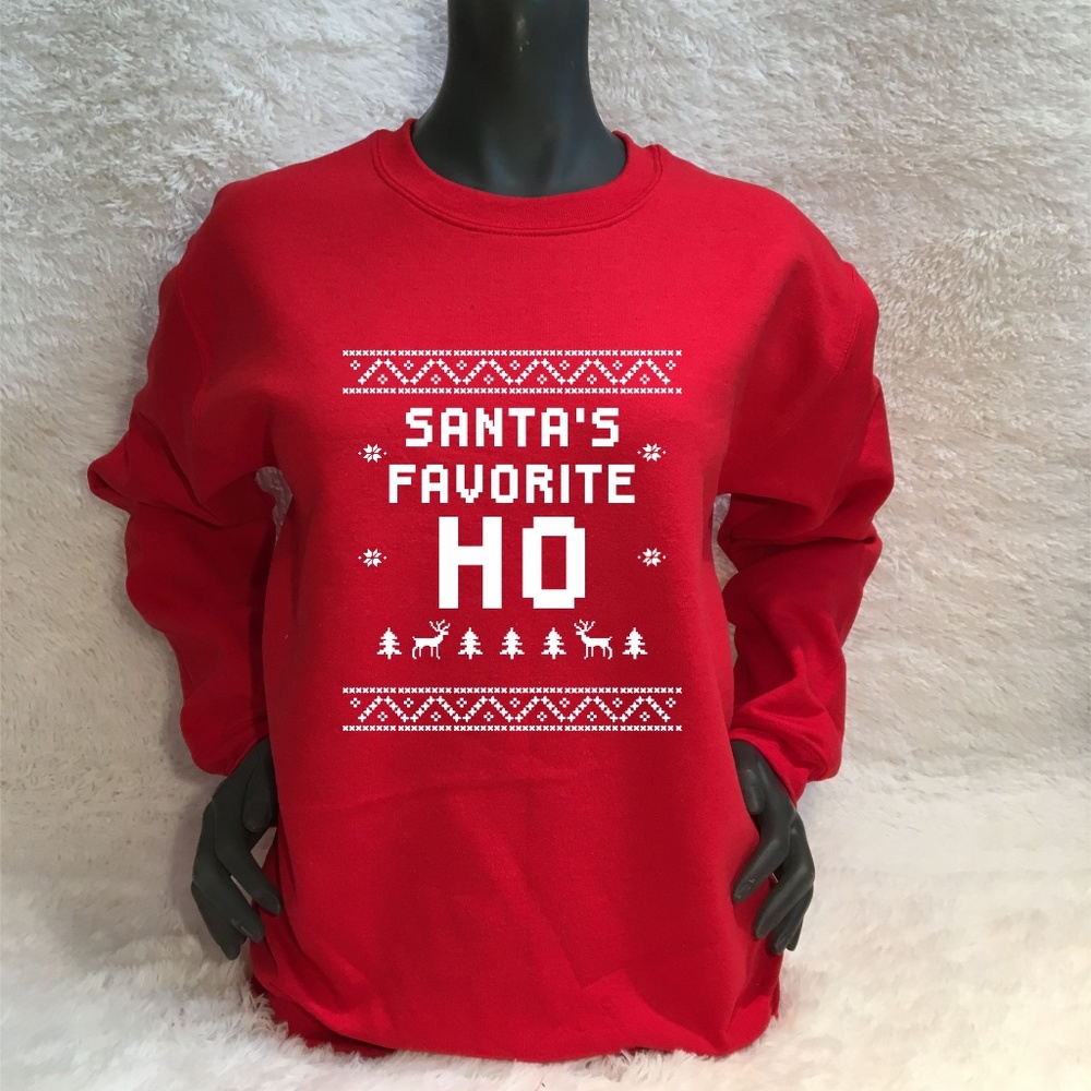NWT Santa's Favorite HO Ugly Christmas Sweater
